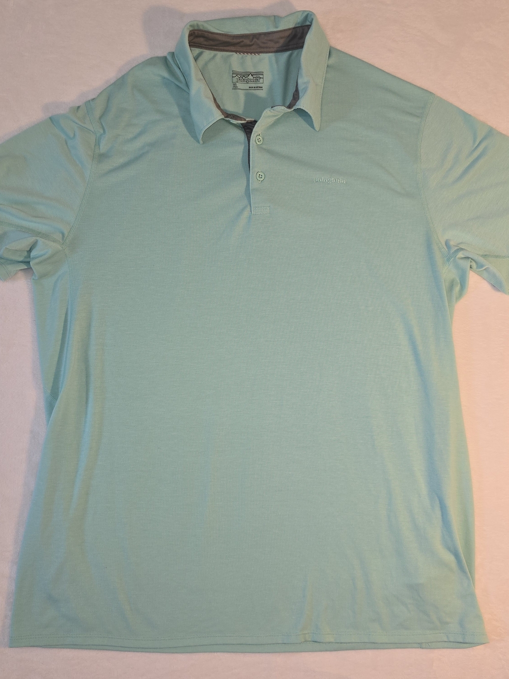 Patagonia Worn Wear Cactusflats Short Sleeve Polo Shirt Performance 52860 Men XL